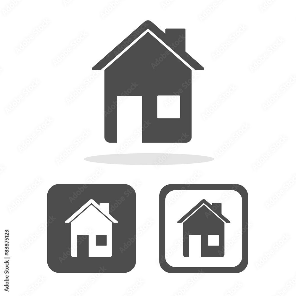 Home icons set great for any use. Vector EPS10 Home icons set great for any use. Vector EPS10
