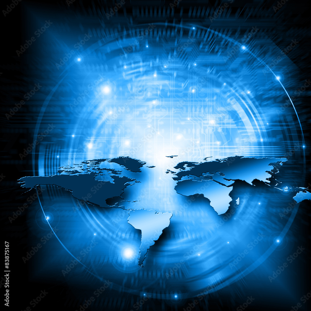 Fototapeta premium Best Internet Concept of global business from concepts series.