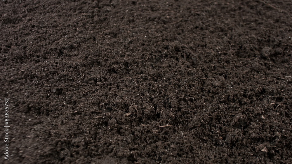 Black soil motion background