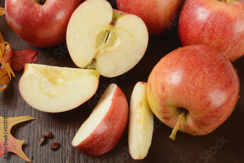 Harvest apples photo