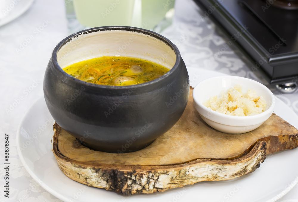 soup with beans and mushrooms soup with beans and mushrooms