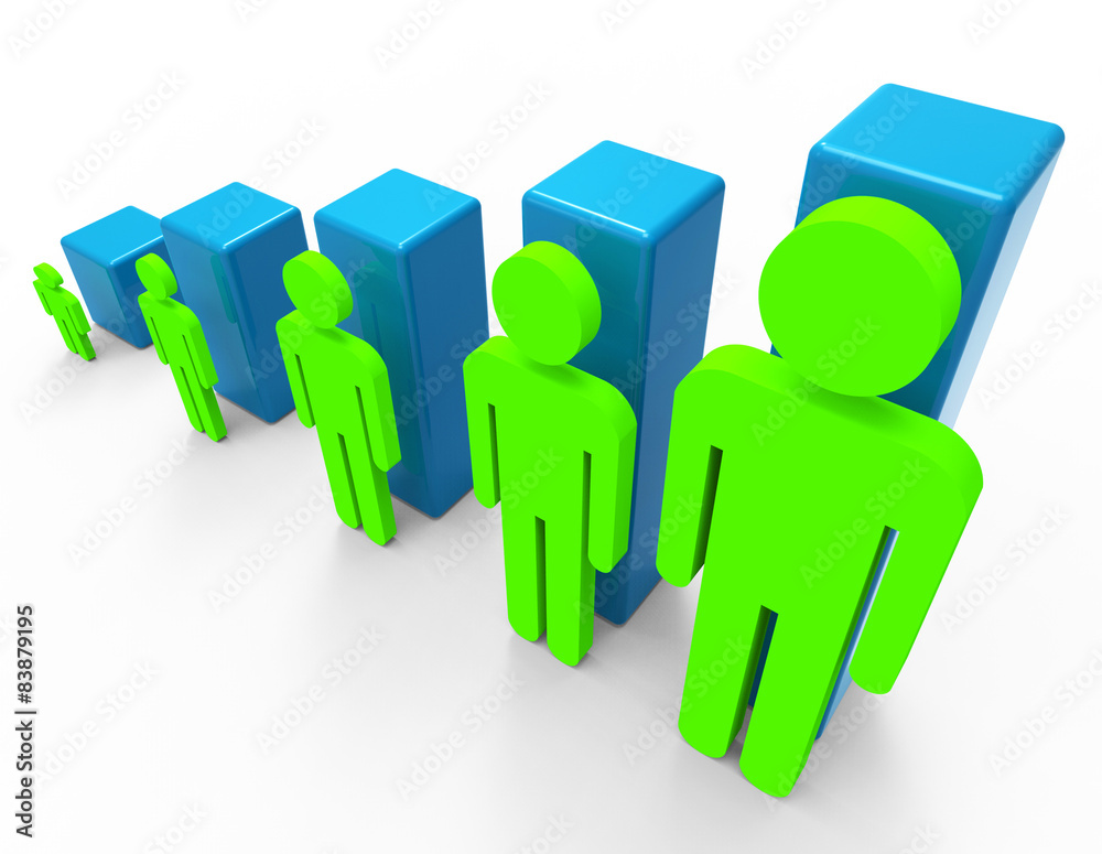 Population Increase Indicates Group Up And Success Population Increase Indicates Group Up And Success