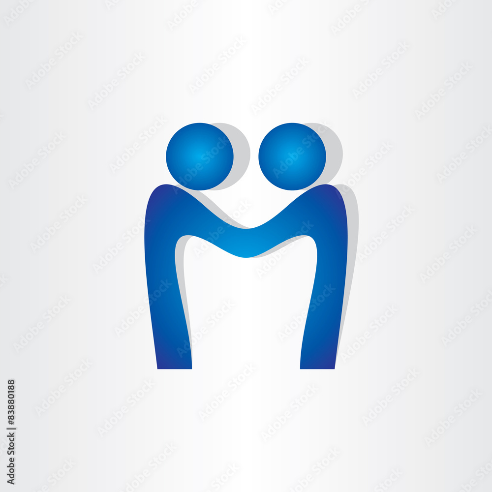 letter m agreement people handshake icon letter m agreement people handshake icon