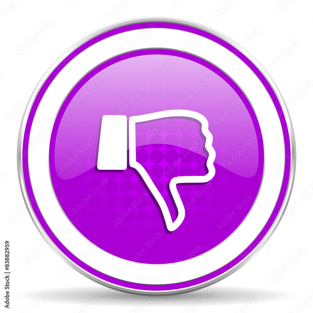 dislike violet icon thumb down sign dislike violet icon thumb down sign