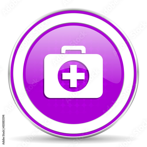 first aid violet icon hospital violet icon