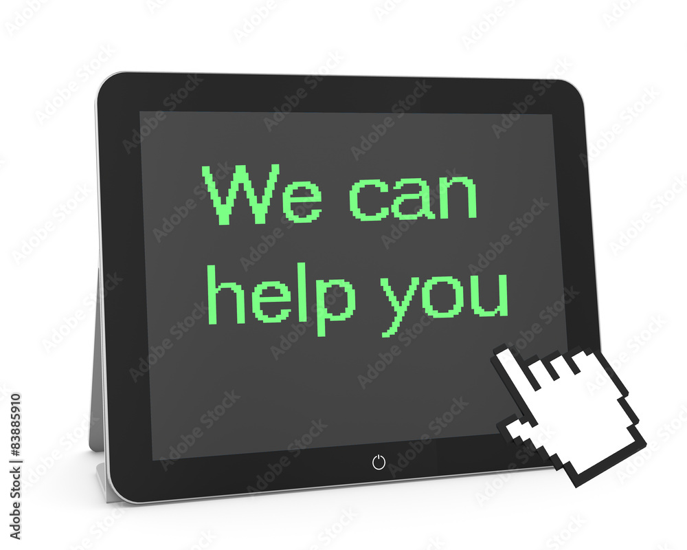 we can help you