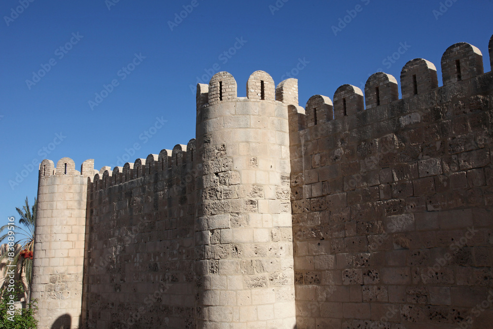 Ancient fort in Sousse Tunisia