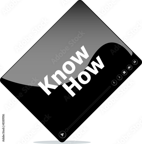 know how on media player interface