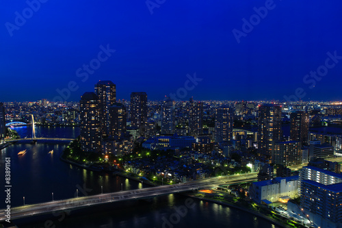 Tokyo skyline at night © STOCKSTUDIO
