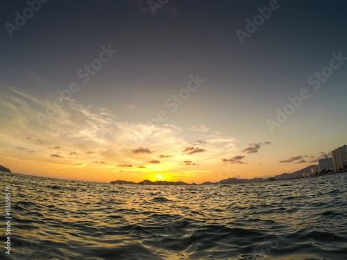 Fototapeta Naklejka Na Ścianę i Meble -  Sunset at the sea 