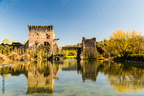 an old castle in the italian countryside