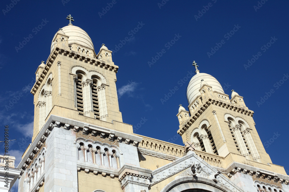 The Cathedral of St Vincent de Paul is a Roman Catholic cathedral in Tunis