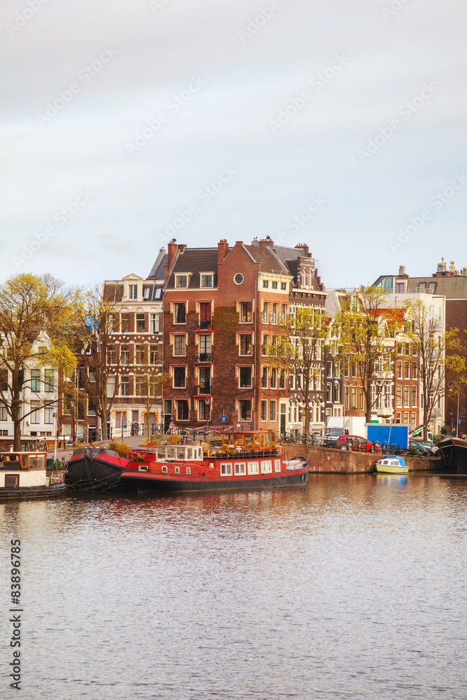 Overview of Amsterdam, the Netherlands