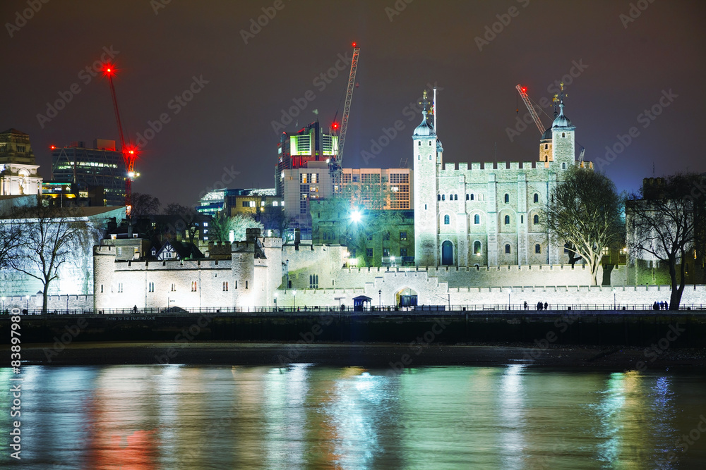 Tower fortress in London