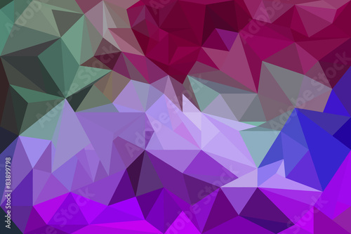 Colorful polygon Abstract background