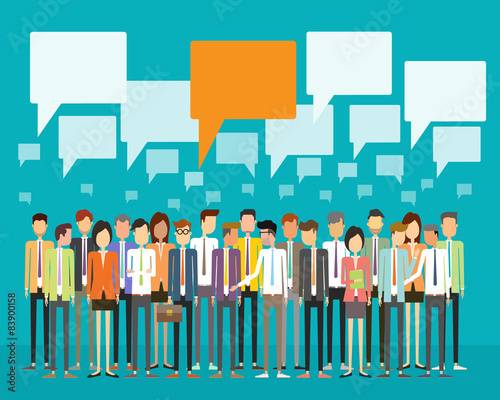  group people business communication concept