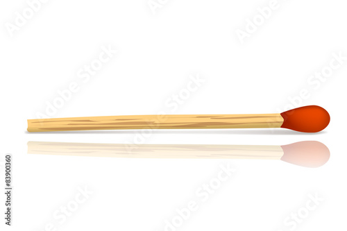 match on white