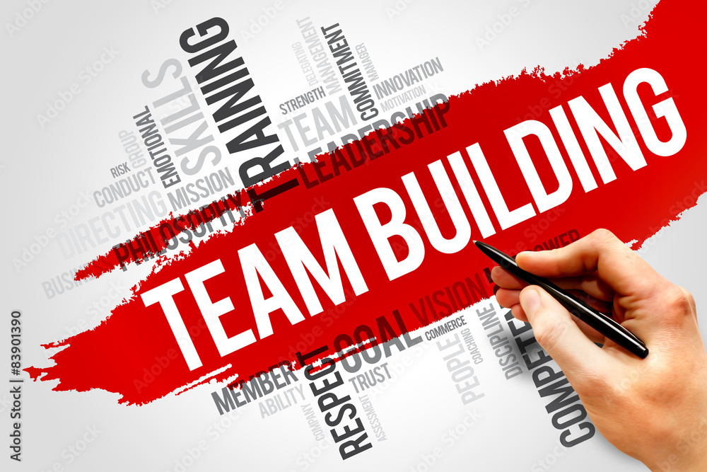 Team Building Word Cloud