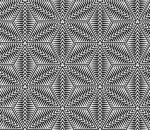 Abstract Striped Vector Seamless Pattern