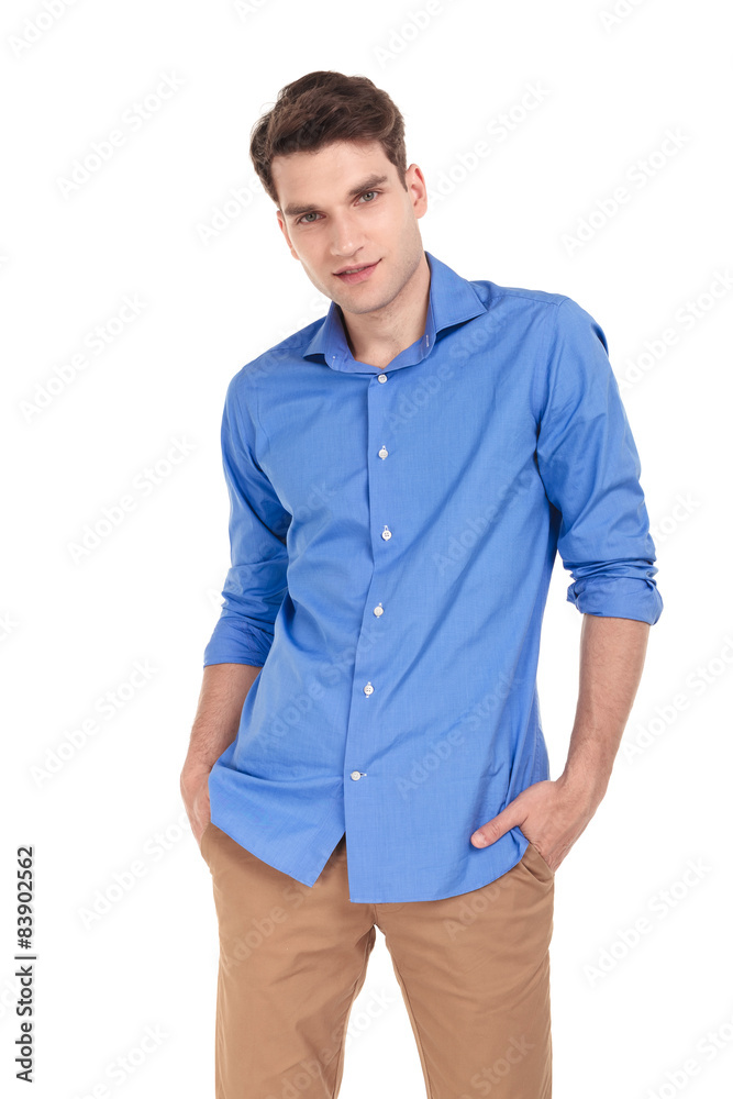 Handsome young man posing