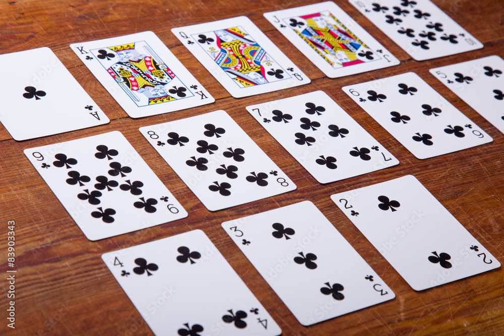 Set of Cards All the Clubs Set of Cards All the Clubs