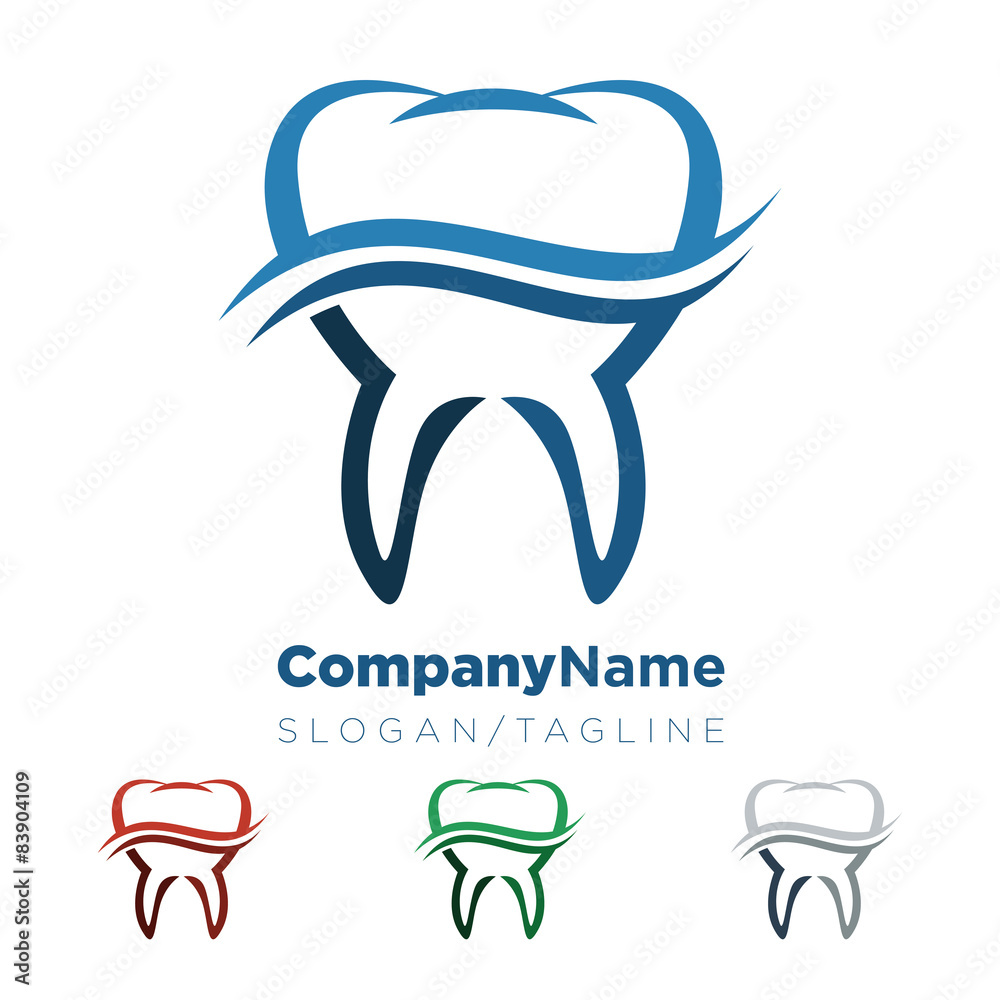 Dentist Dental Tooth vector logo icon Dentist Dental Tooth vector logo icon