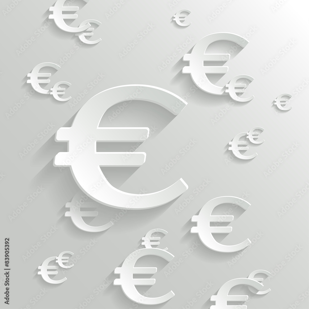 Abstract Background with Euro Symbol. Abstract Background with Euro Symbol.
