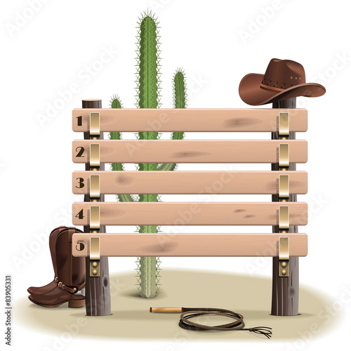Vector Cowboy Rating Scoreboard