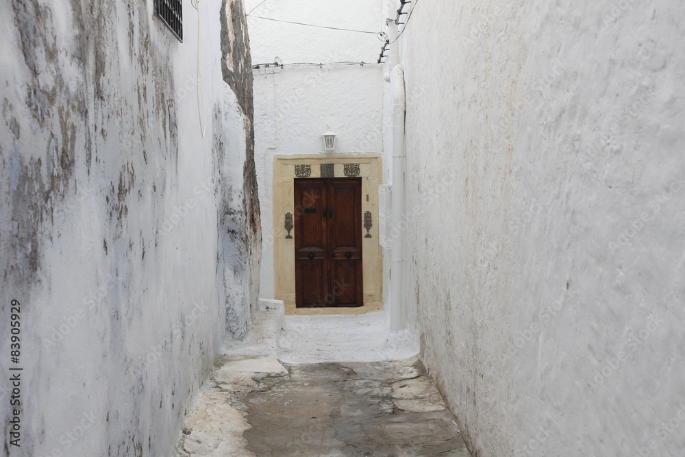 Door in Tunisian city Hammamet
