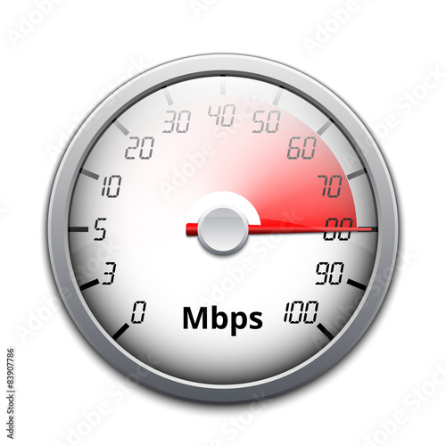 Vector internet speed icon