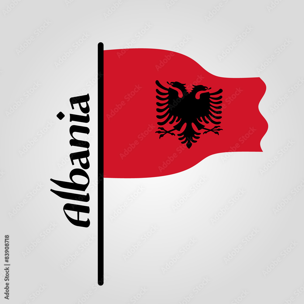 Flag Albania