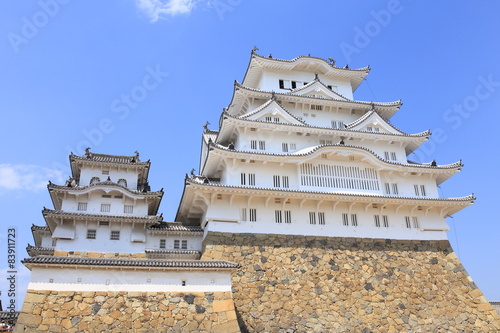 Himeji castle, in Japan