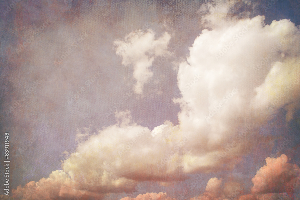 Obraz premium epic sky, canvas texture