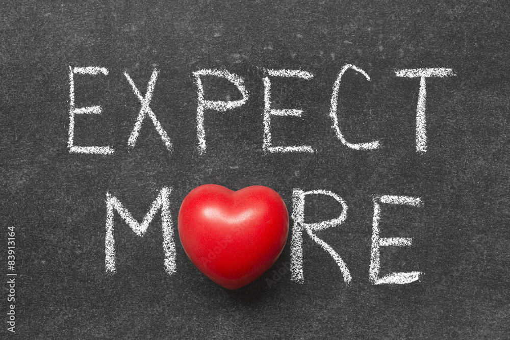 expect more Stock Photo | Adobe Stock