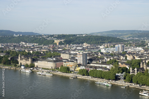 Stadtansicht Koblenz, Deutschland