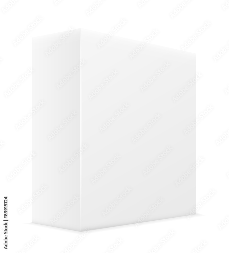 white paper carton box packing vector illustration white paper carton box packing vector illustration