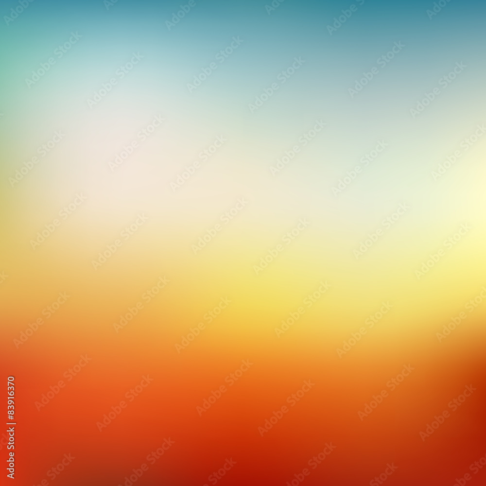 Naklejka premium Abstract colorful blurred vector backgrounds. 