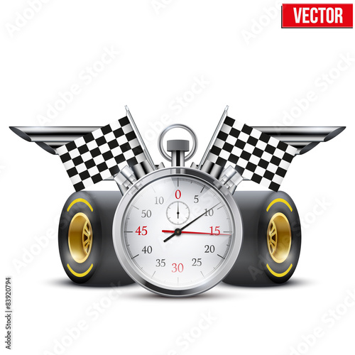 Concept banner Car racing and championship