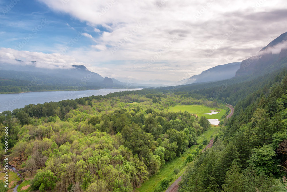 Obraz premium Columbia River Gorge Landscape