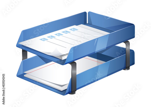 Paper Tray - Illustration