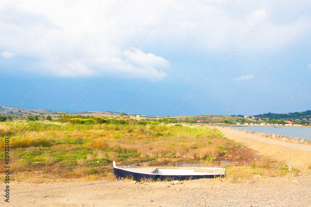Landschaft am Strand von Italien