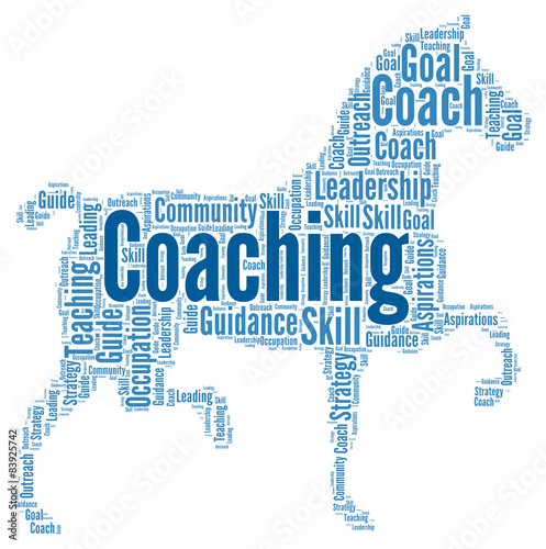 Coaching - word cloud