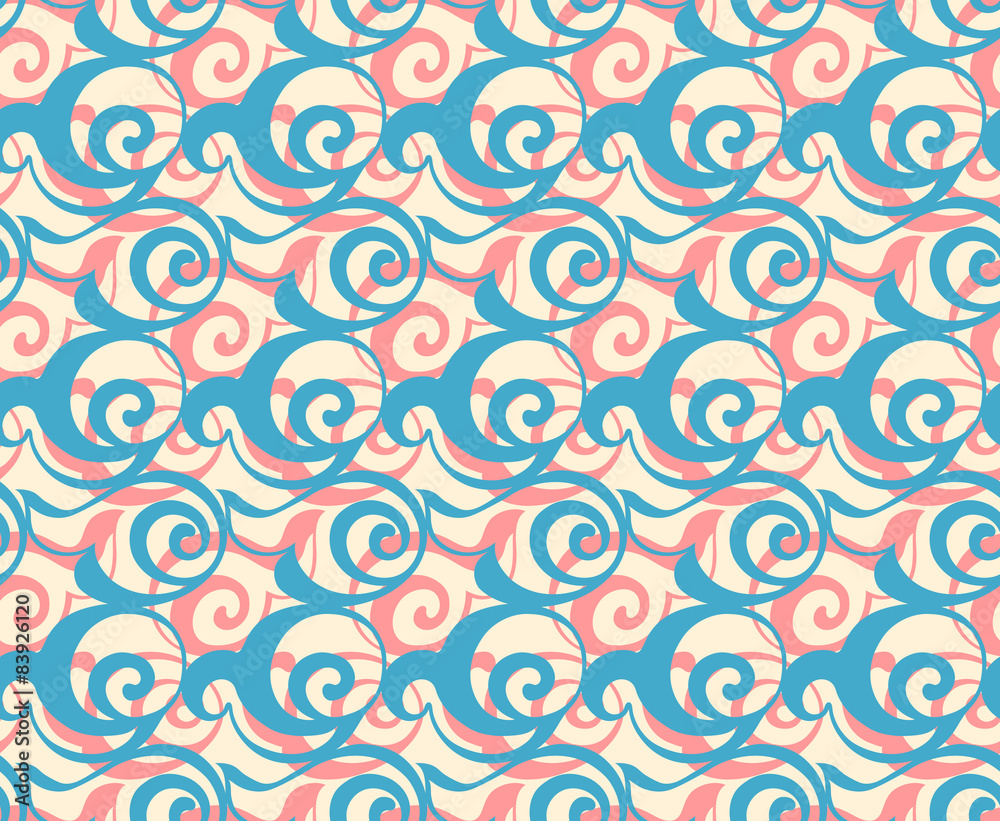 Geometric seamless pattern background