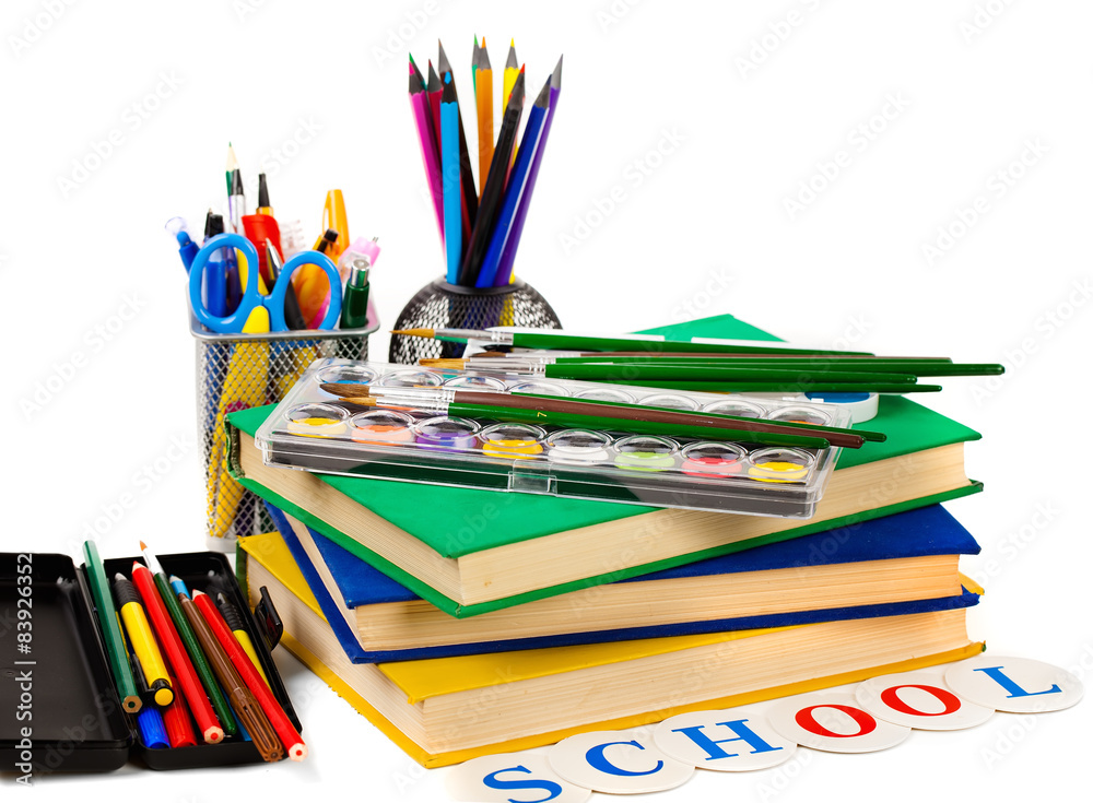 Fototapeta premium Back to school