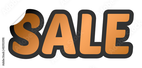 vector sale bent sticker