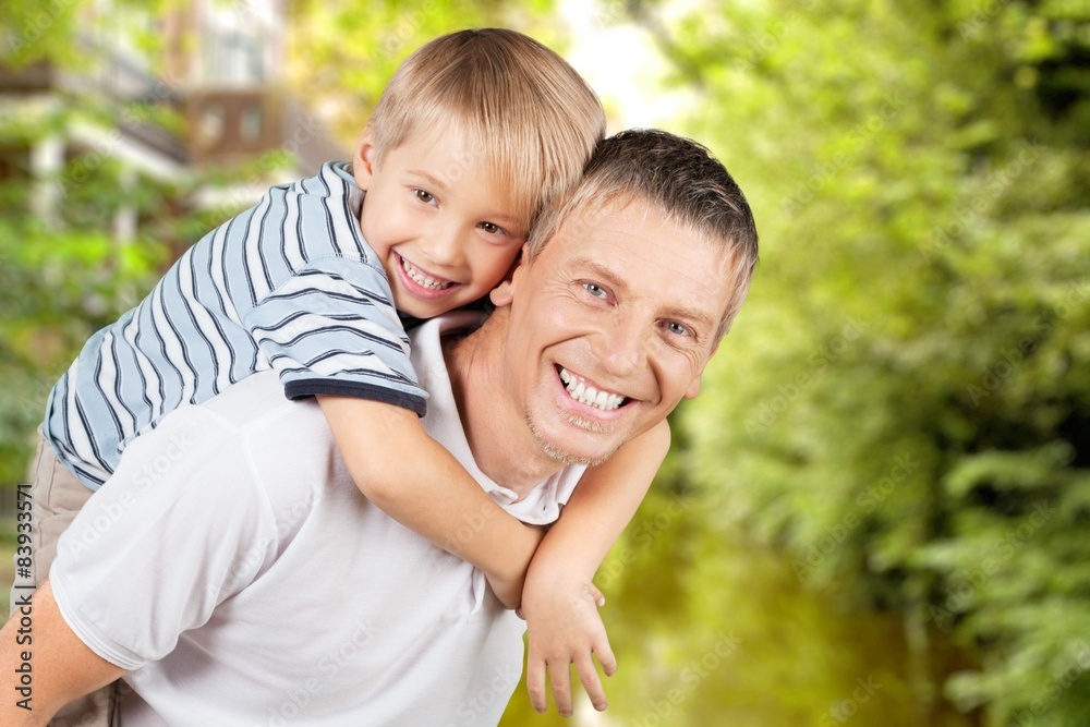 Father, Son, Father's Day. Father, Son, Father's Day.
