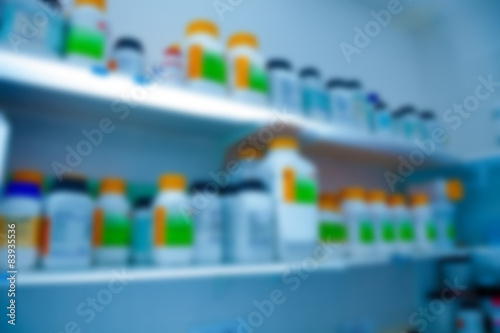 Biological laboratory. blurred background