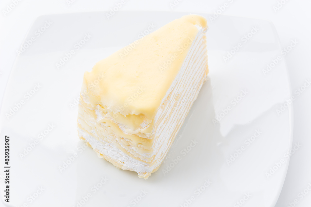 vanilla crape cake