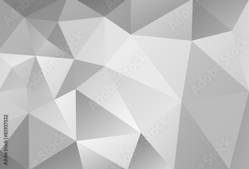 Gray Polygonal Mosaic Vector illustration