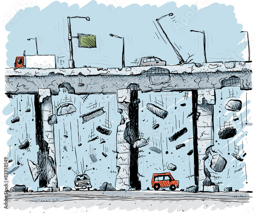 Elevated Highway Collapse
